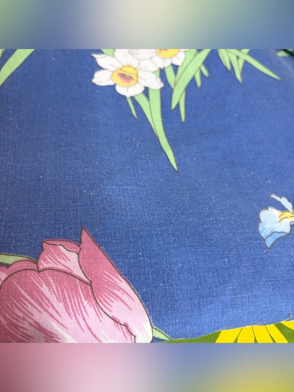 80s Cannon Spring Floral Full Sheet Set - Picture 6 of 6